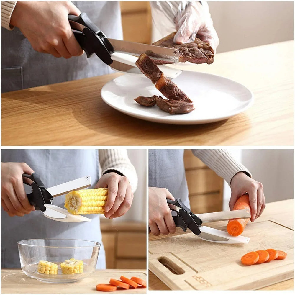 Chop Kitchen Scissors with Built-In Cutting Board