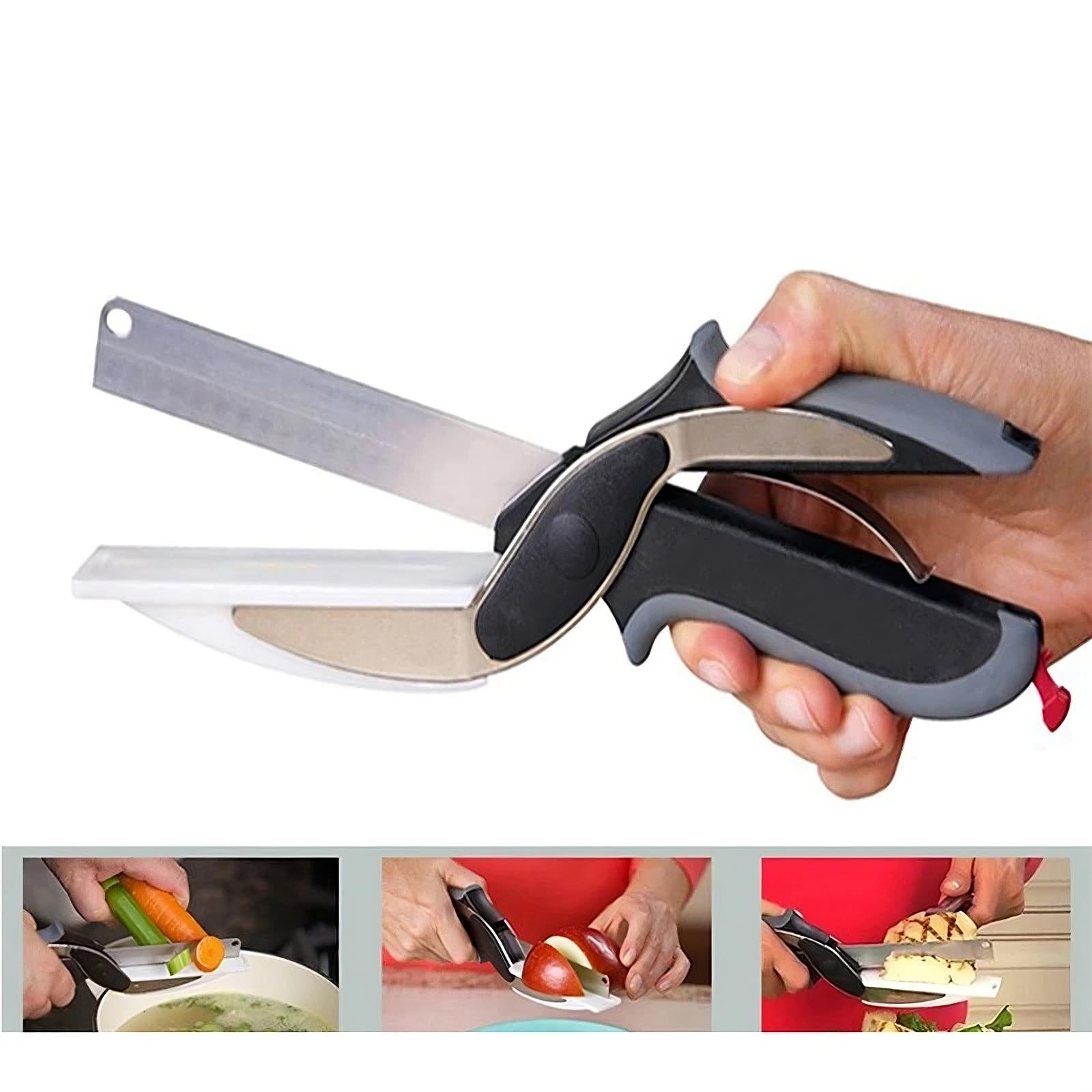 Chop Kitchen Scissors with Built-In Cutting Board